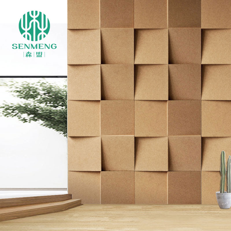 Unique and decorative cork wall tiles 3D TATAMI LIGHT 3x300x600mm - 1,98m2  - Tatami - Experts in cork products!
