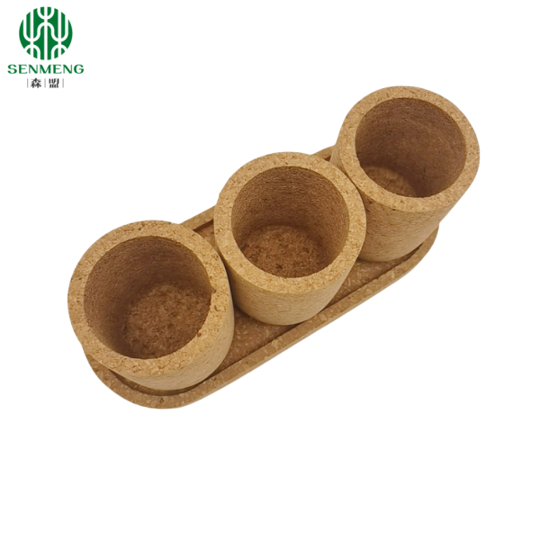 Custom Cork Natural and Reusable Flower Pots for Your Sustainable Space - Image 2