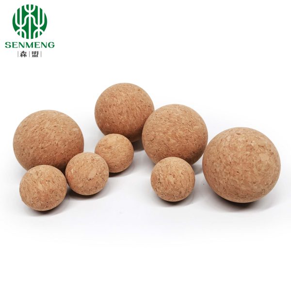 Best Sale Eco-Friendly Natural Wood Ball for Fitness Exercise Cork Yoga Ball - Image 3