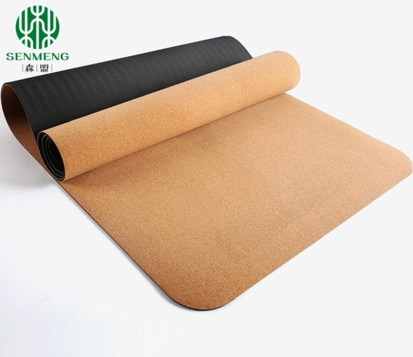 Natural Private Eco Friendly Custom Anti Slip Cork Yoga Mats - Image 7