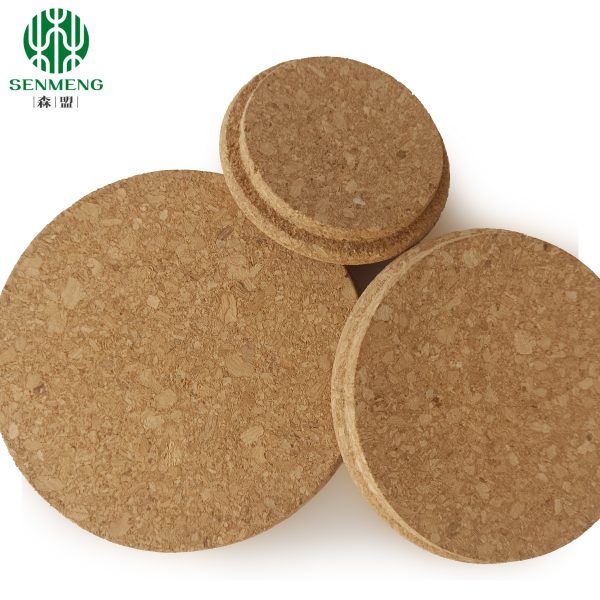 Custom Size & Logo Natural Wholesale Wooden Cap Tapered Cork Lids - Image 4