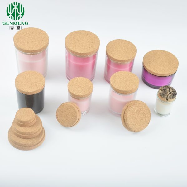 Custom Size & Logo Natural Wholesale Wooden Cap Tapered Cork Lids - Image 6