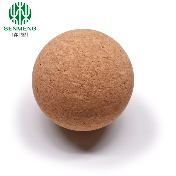 Best Sale Eco-Friendly Natural Wood Ball for Fitness Exercise Cork Yoga Ball - Image 5