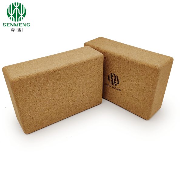 Custom Eco-Friendly Natural Non-Slip Wholesale Cork Yoga Brick