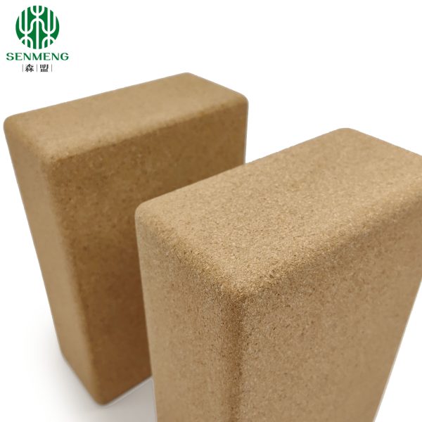 Custom Eco-Friendly Natural Non-Slip Wholesale Cork Yoga Brick - Image 3