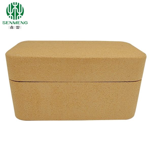 Natural Cork Desk Tray Cork Desk Organizer Home Office Storage Box - Image 3