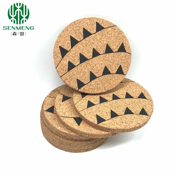 Round Thermal Insulation Cork Placemats Table Mats Cork Coasters - Image 4