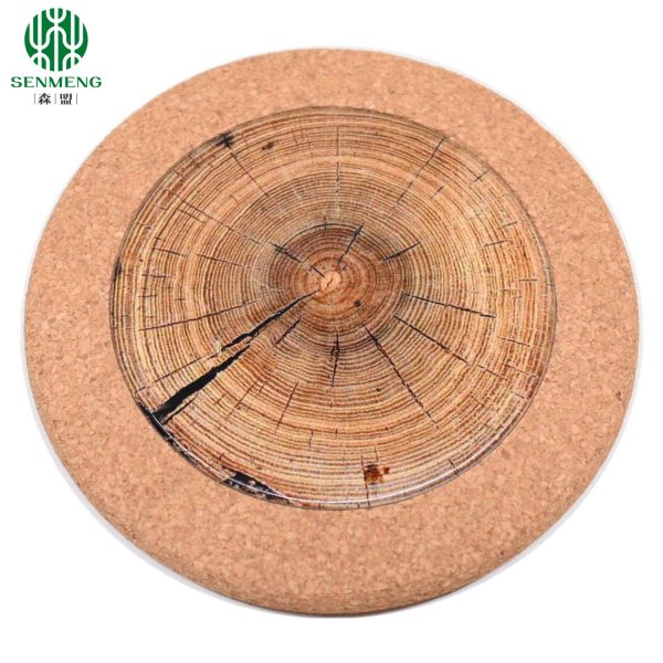 Natural Custom Wholesale Hot Insulation Eco-Friendly Cork Trivets - Image 4