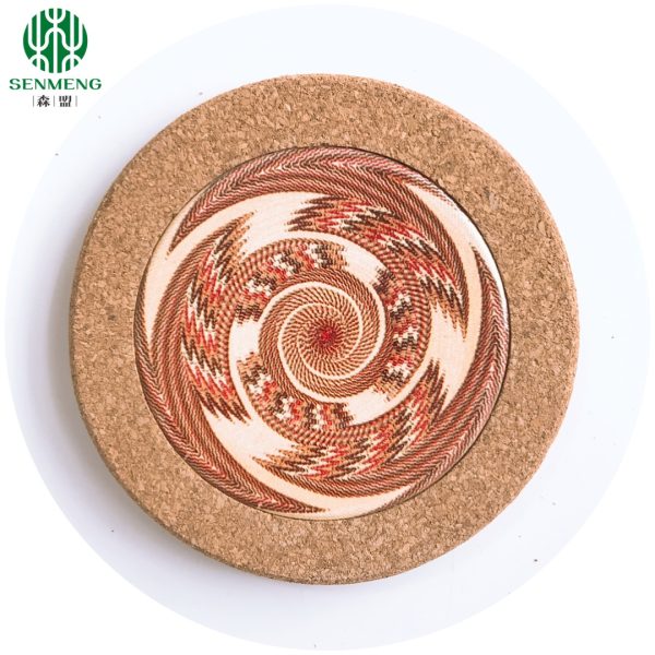 Natural Custom Wholesale Hot Insulation Eco-Friendly Cork Trivets - Image 6