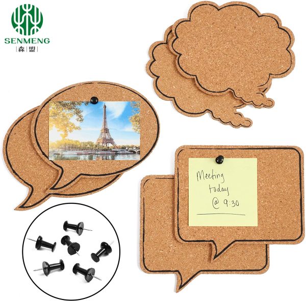 Insulating Natural Custom Size Eco-Friendly Wall Decoration Natural Cork Board - Image 7