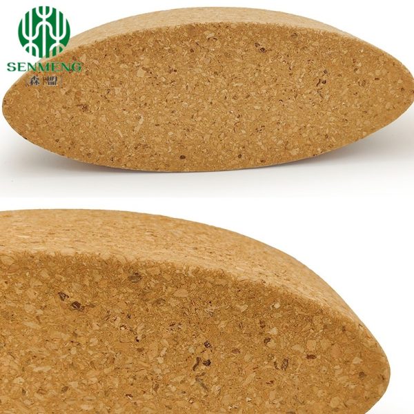 High Density Non-Slip Eco Friendly Oval Natural Color Yoga Blocks - Image 5