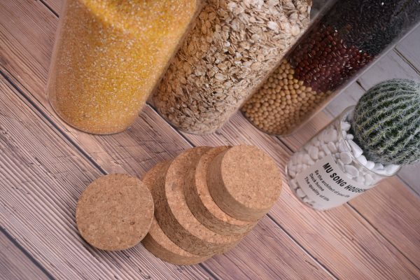 Wholesale Custom Natural Tapered Cork Lids Stoppers for Glass Bottle or Jars