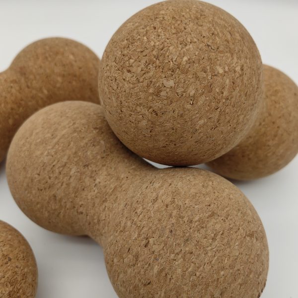 Cork Peanut Massage Ball, Gymnastics Massage Ball for Deep Tissue Muscle Massage